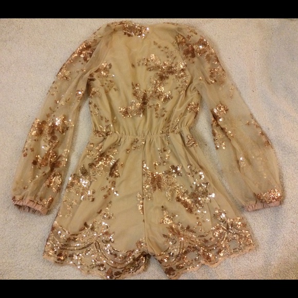 ā¼ļøSOLDā¼ļø For Love and Lemons Sexy Sparkler Rompers - Picture 2 of 5